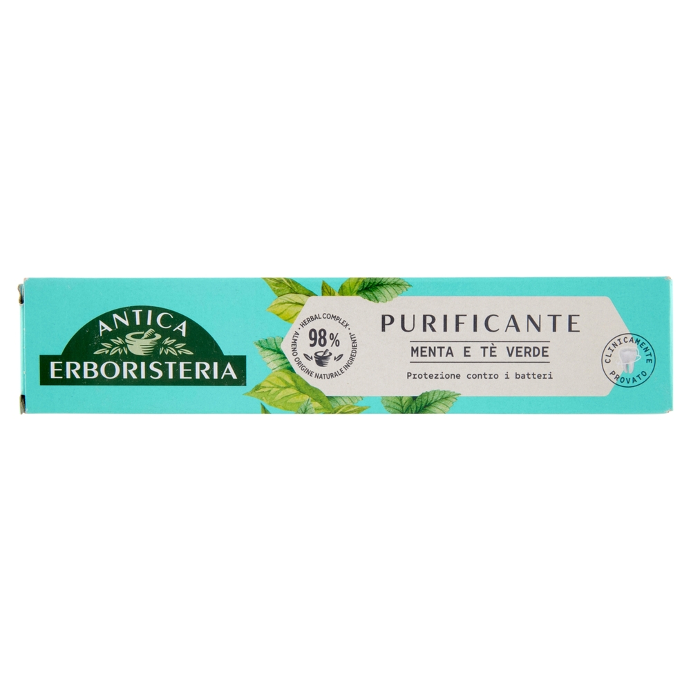 Antica Erboristeria Dentifricio Purificante Menta e Tè Verde 75 ml